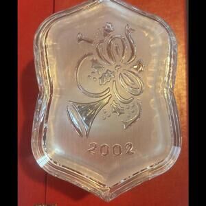 🔮🎶Waterford Songs Of Christmas 7th Edition - 2002 Deck The Halls Music Box